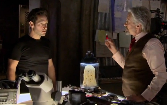 Paul Rudd and Michael Douglas star in Ant-Man