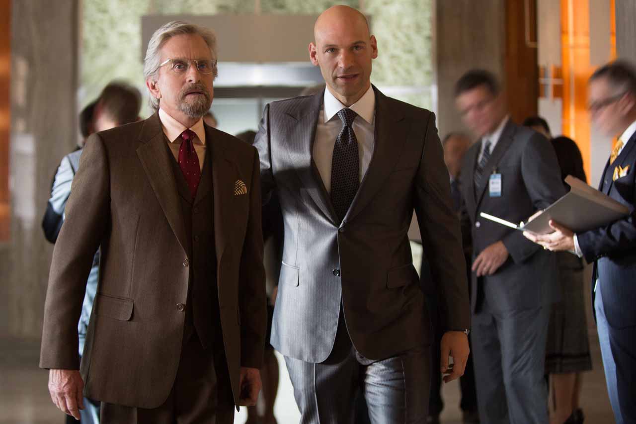 Michael Douglas and Corey Stoll in Ant-Man