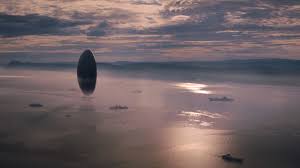 The alien ships in Arrival