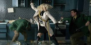 Charlize Theron and Sofia Boutella star in Atomic Blonde.