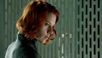 Scarlett Johansson as Black Widow in The Avengers