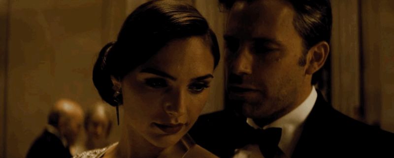 Gal Gadot and Ben Affleck in Batman v Superman: Dawn of Justice