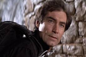 Timothy Dalton as James Bond in The Living Daylights