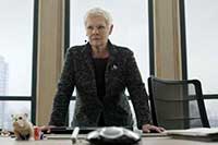 Judi Dench as M in Skyfall