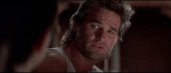 Kurt Russell as Jack Burton in Big Trouble in Little China