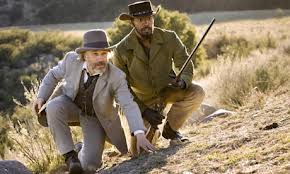 Christoph Waltz and Jamie Foxx in Django Unchained