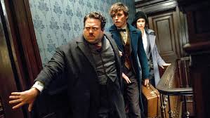 Dan Fogler, Eddie Redmayne, and Katherine Waterston star in Fantastic Beasts and Where to Find Them