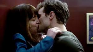 Dakota Johnson and Jamie Dornan in Fifty Shades of Grey