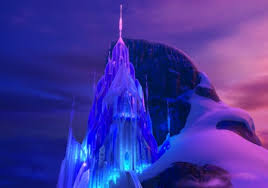 Elsa's castle in Frozen