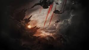HALO jumpers descend on San Francisco in Godzilla (2014)