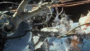 The International Space Station is destroyed in 'Gravity'