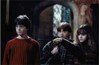 Daniel Radcliffe, Rupert Grint and Emma Watson.