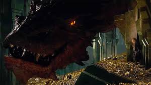 Benedict Cumberbatch provides the voice of the dragon Smaug in The Hobbit: The Desolation of Smaug