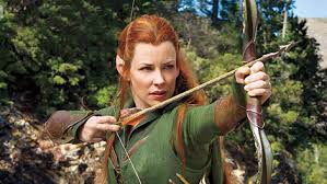 Evangeline Lilly as Tauriel in The Hobbit: The Desolation of Smaug