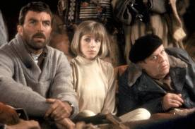 Tom Selleck, Bess Armstrong and Jack Weston in High Road to China
