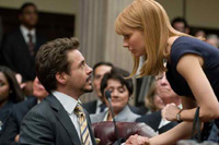 Robert Downey Jr. and Gweneth Paltrow in Iron Man 2