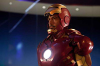 Robert Downey Jr. as Iron Man in Iron Man 2