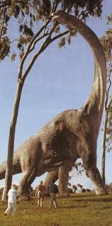 An Apotosaurus in Jurassic Park