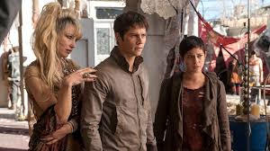Dylan O'Brien and Rosa Salazar star in Maze Runner: The Scorch Trials