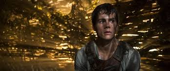 Dylan O'Brien as Thomas in The Maze Runner