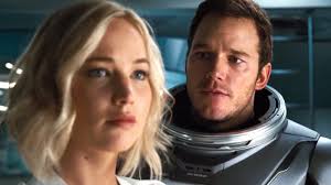 Jennifer Lawrence and Chris Pratt in Passengers