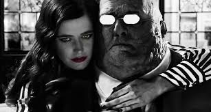 Eva Green and Stacy Keach in Sin City: A Dame to Kill For