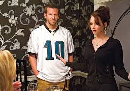 Bradley Cooper and Jennifer Lawrence in Silver Linings Playbook