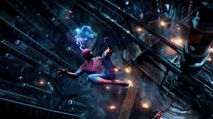 Spider-Man fights Electro in The Amazing Spider-Man 2