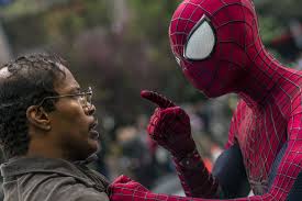 Jaime Foxx and Andrew Garfield in The Amazing Spider-Man 2