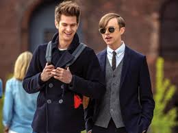 Andrew Garfield and Dane DeHaan in The Amazing Spider-Man 2