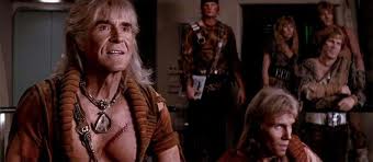 Ricardo Montalban and Judson Scott in Star Trek II: The Wrath of Khan