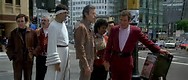 The crew of the starship Enterprise land in modern day San Francisco in Star Trek IV: The Voyage Home