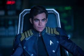 Chris Pine as Captain James T. Kirk in Star Trek Beyond