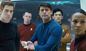 The crew of the Starship Enterprise in Star Trek