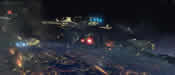 Space battle in Star Wars: Revenge of the Sith