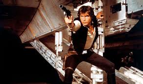 Harrison Ford stars as Han Solo in Star Wars