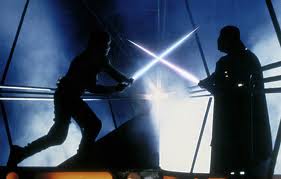Mark Hamill and David Prowse star in Star Wars: The Empire Strikes Back