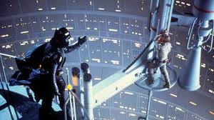 David Prowse and Mark Hamill star in Star Wars: The Empire Strikes Back