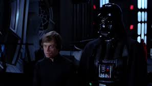 Mark Hamill and David Prowse star as in Star Wars: Return of the Jedi