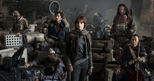 The rebel fighters code-named Rogue One in Rogue One: A Star Wars Story