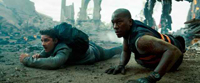 Transformers: Dark of the Moon scene with Shia LeBeouf and Tyrese Gibson