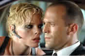Kate Nauta and Jason Statham in Transporter 2