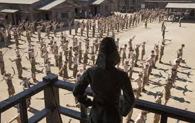 Mutsushiro Watanabe oversees the prisoner of war camp in Unbroken