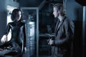 Photo of Kate Beckinsale as Selene and Scott Speedman as Michael in Underworld Evolution