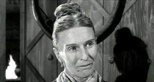 Cloris Leachman as Frau Blcher in Young Frankenstein