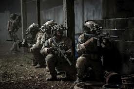 The SEAL team carries out the attack on the compound in Zero Dark Thirty